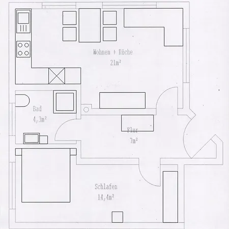 Ruhig Gelegene Apartment